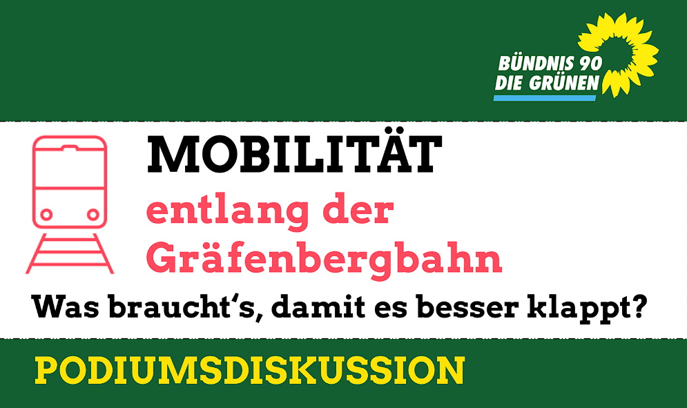 Podiumsdiskussion: Mobilität entlang der Gräfenbergbahn