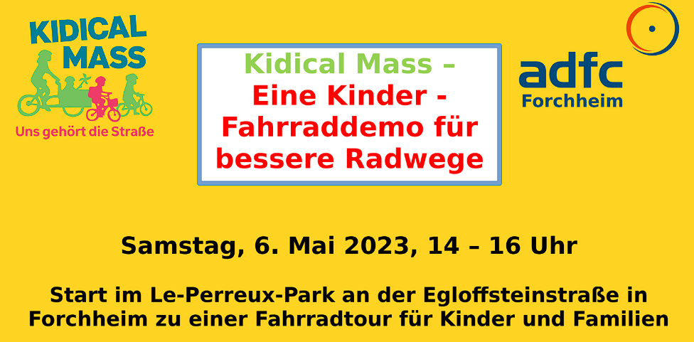 Kidical Mass in Forchheim